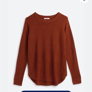 Pink Clover Warm Burgundy Crew Neck Sweater